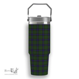 ScotsTee Shop Scottish MacWilliam Hunting Tartan Flip Straw Tumbler 20oz 30oz