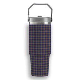 ScotsTee Shop Scottish Yukon (asymmetric) Tartan Flip Straw Tumbler 20oz 30oz