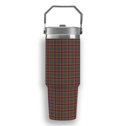 ScotsTee Shop Scottish York Puppet Tartan Flip Straw Tumbler 20oz 30oz