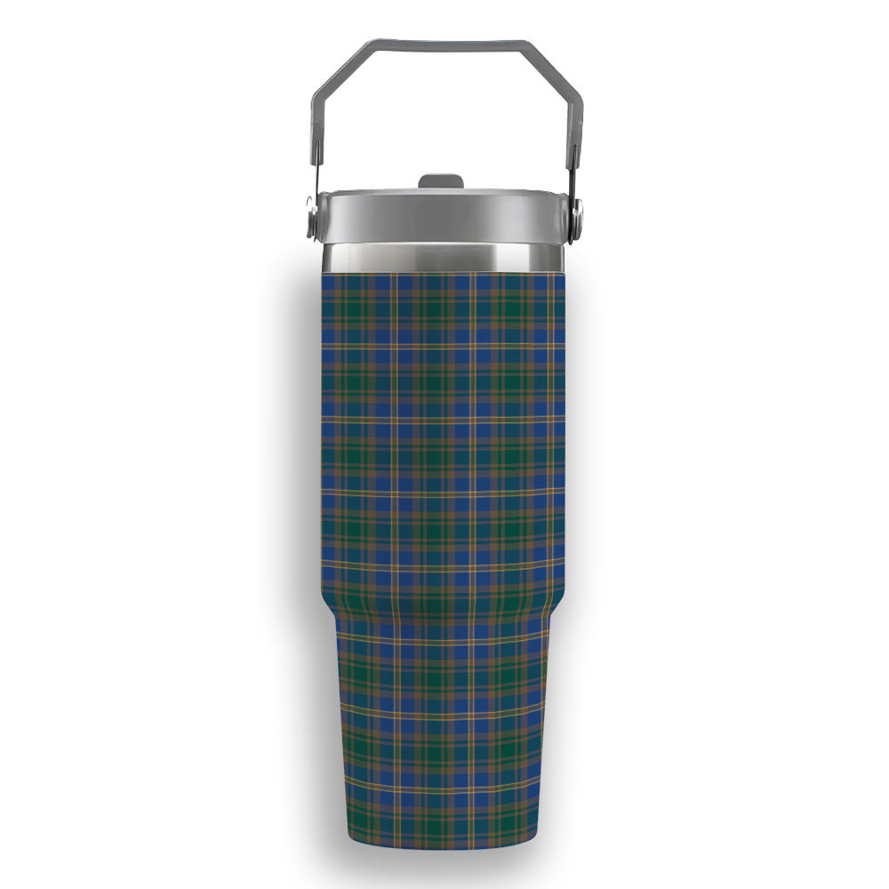 ScotsTee Shop Scottish Strang of Balkaskie Modern Tartan Flip Straw Tumbler 20oz 30oz
