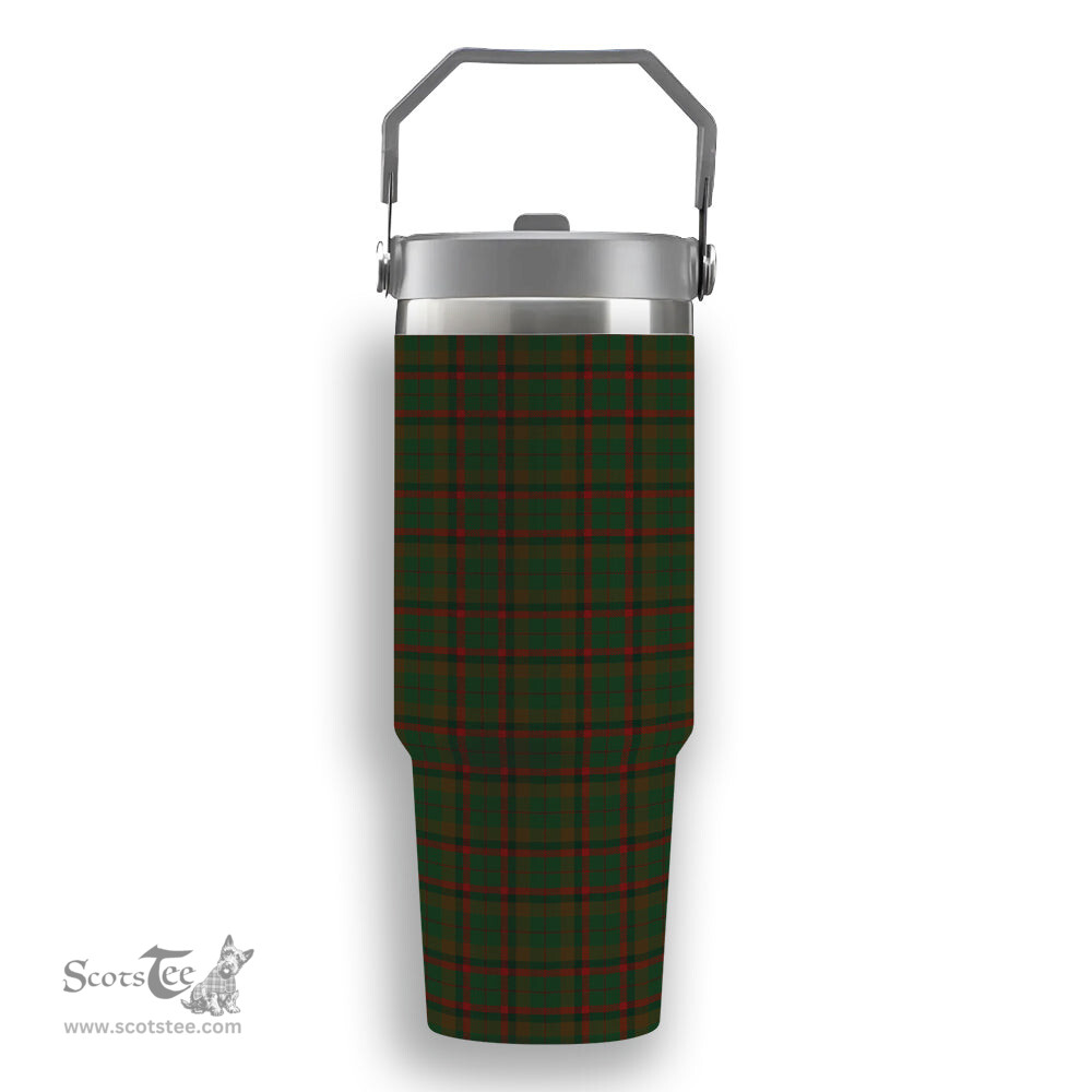 ScotsTee Shop Scottish MacCracken Hunting Tartan Flip Straw Tumbler 20oz 30oz