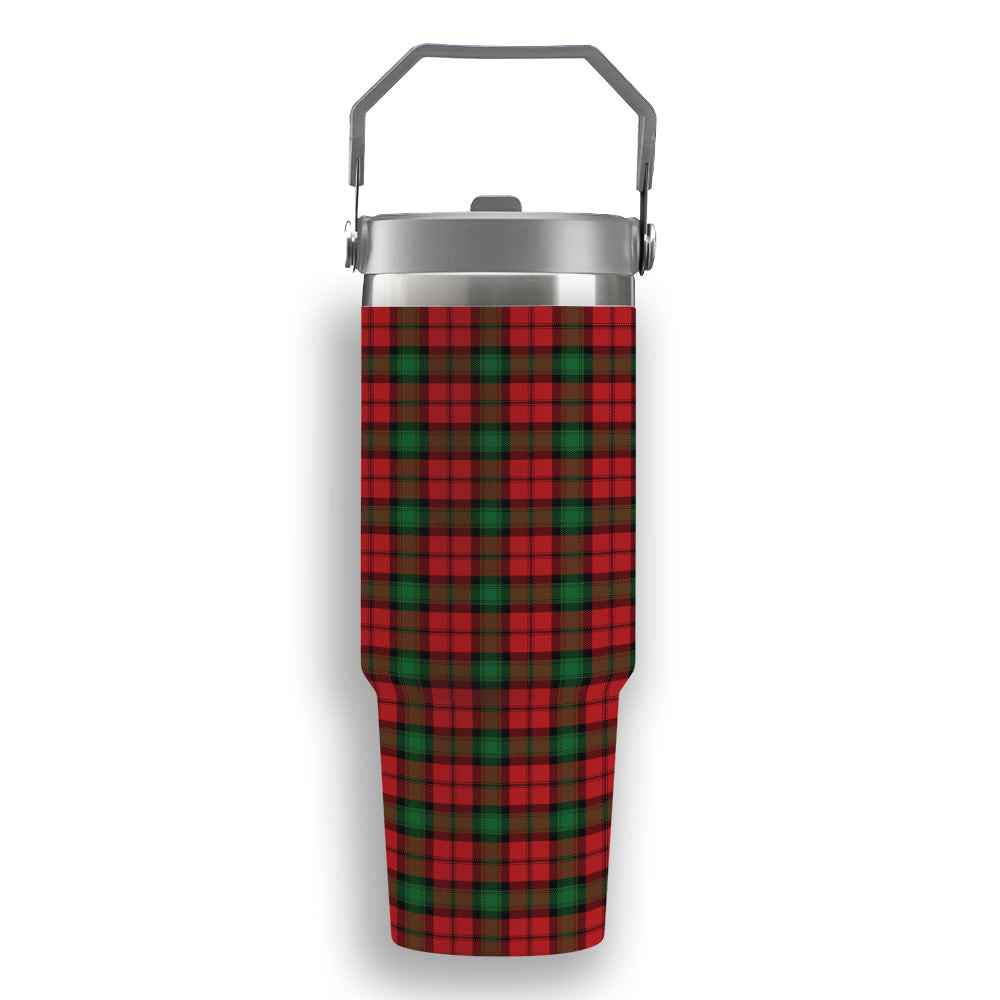 ScotsTee Shop Scottish Kerr Tartan Flip Straw Tumbler 20oz 30oz