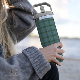 ScotsTee Shop Scottish McInnes Ancient Tartan Flip Straw Tumbler 20oz 30oz