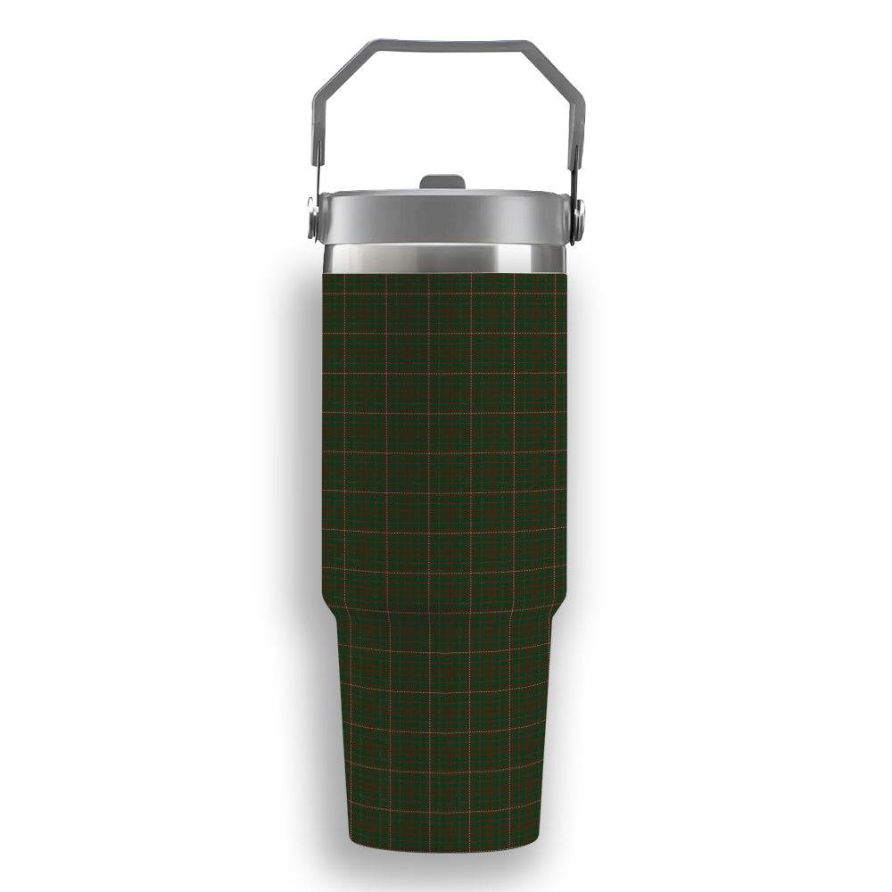ScotsTee Shop Scottish McKinnon Hunting Tartan Flip Straw Tumbler 20oz 30oz