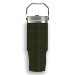 ScotsTee Shop Scottish McKinnon Hunting Tartan Flip Straw Tumbler 20oz 30oz