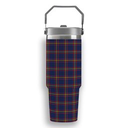 ScotsTee Shop Scottish McLaine of Lochbuie Hunting Modern Tartan Flip Straw Tumbler 20oz 30oz