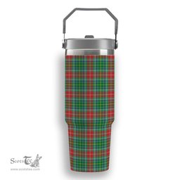 ScotsTee Shop Scottish Muirhead SC Tartan Flip Straw Tumbler 20oz 30oz