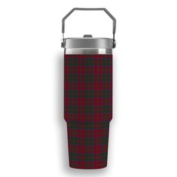 ScotsTee Shop Scottish MacDougall 1880 2 Tartan Flip Straw Tumbler 20oz 30oz
