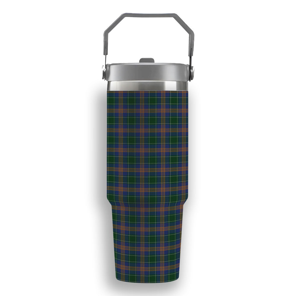 ScotsTee Shop Scottish McAucliffe Tartan Flip Straw Tumbler 20oz 30oz