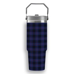 ScotsTee Shop Scottish Morgan Modern Tartan Flip Straw Tumbler 20oz 30oz