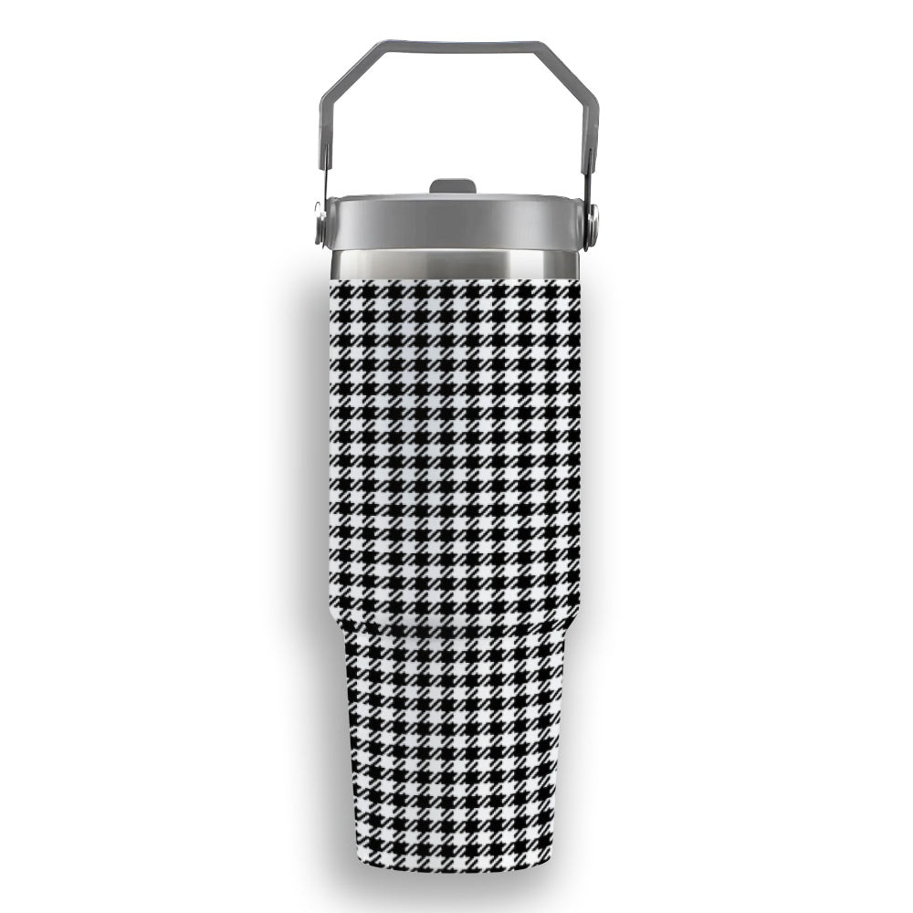 ScotsTee Shop Scottish Shepherd Tartan Flip Straw Tumbler 20oz 30oz