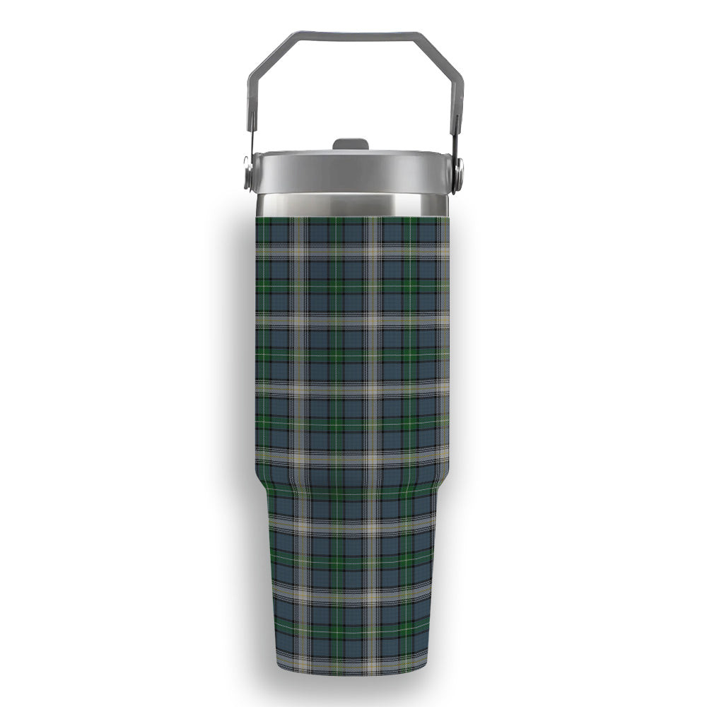 ScotsTee Shop Scottish McDouall Tartan Flip Straw Tumbler 20oz 30oz
