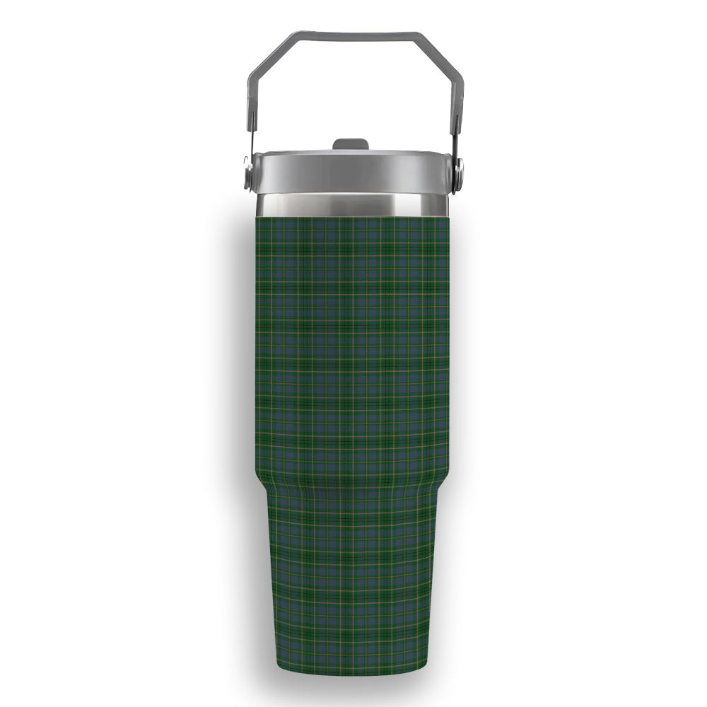 ScotsTee Shop Scottish Tait 2 Tartan Flip Straw Tumbler 20oz 30oz