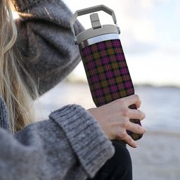 ScotsTee Shop Scottish McDonald Modern Tartan Flip Straw Tumbler 20oz 30oz