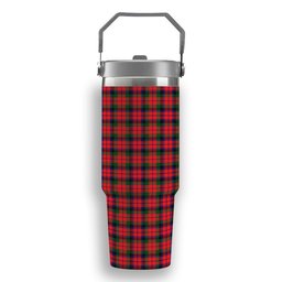 ScotsTee Shop Scottish McNaughton Modern Tartan Flip Straw Tumbler 20oz 30oz