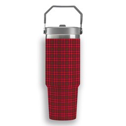 ScotsTee Shop Scottish Murray of Tulloch Modern Tartan Flip Straw Tumbler 20oz 30oz
