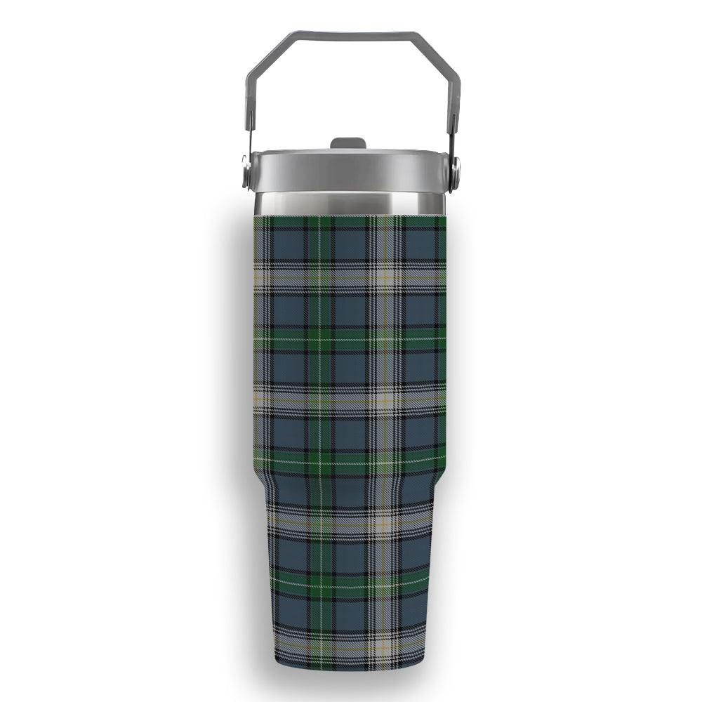 ScotsTee Shop Scottish McDowall Tartan Flip Straw Tumbler 20oz 30oz