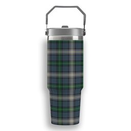 ScotsTee Shop Scottish McDowall Tartan Flip Straw Tumbler 20oz 30oz
