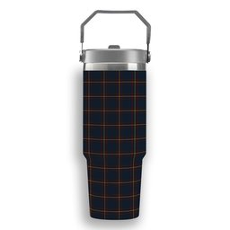 ScotsTee Shop Scottish McLaine of Lochbuie Hunting Tartan Flip Straw Tumbler 20oz 30oz