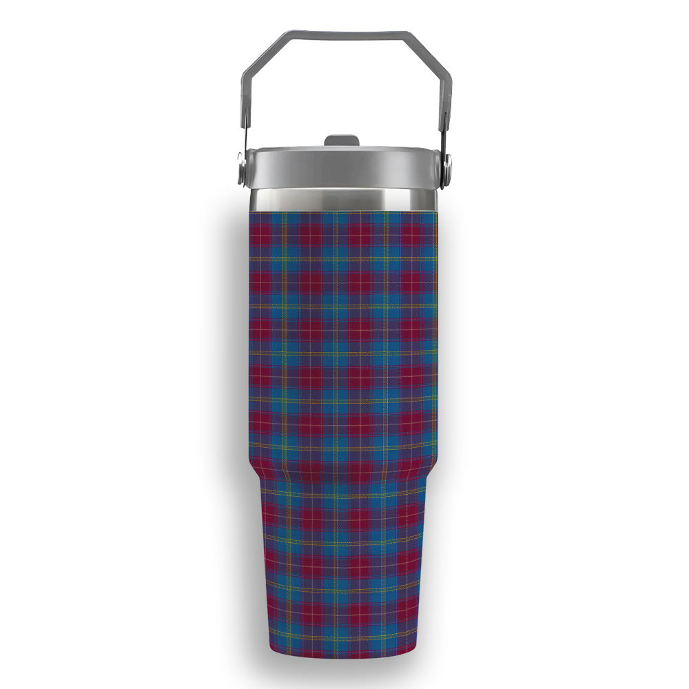 ScotsTee Shop Scottish Yarns to Yearn For Tartan Flip Straw Tumbler 20oz 30oz