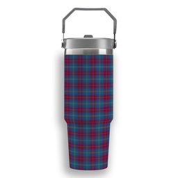 ScotsTee Shop Scottish Yarns to Yearn For Tartan Flip Straw Tumbler 20oz 30oz