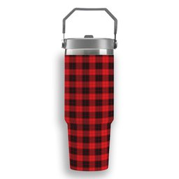 ScotsTee Shop Scottish Wemyss SC Tartan Flip Straw Tumbler 20oz 30oz
