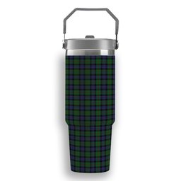 ScotsTee Shop Scottish Ogilvie of Inverarity VS 2 Tartan Flip Straw Tumbler 20oz 30oz