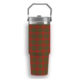 ScotsTee Shop Scottish McIntosh Red Ancient Tartan Flip Straw Tumbler 20oz 30oz