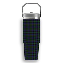 ScotsTee Shop Scottish Mowat Clans Originaux Tartan Flip Straw Tumbler 20oz 30oz