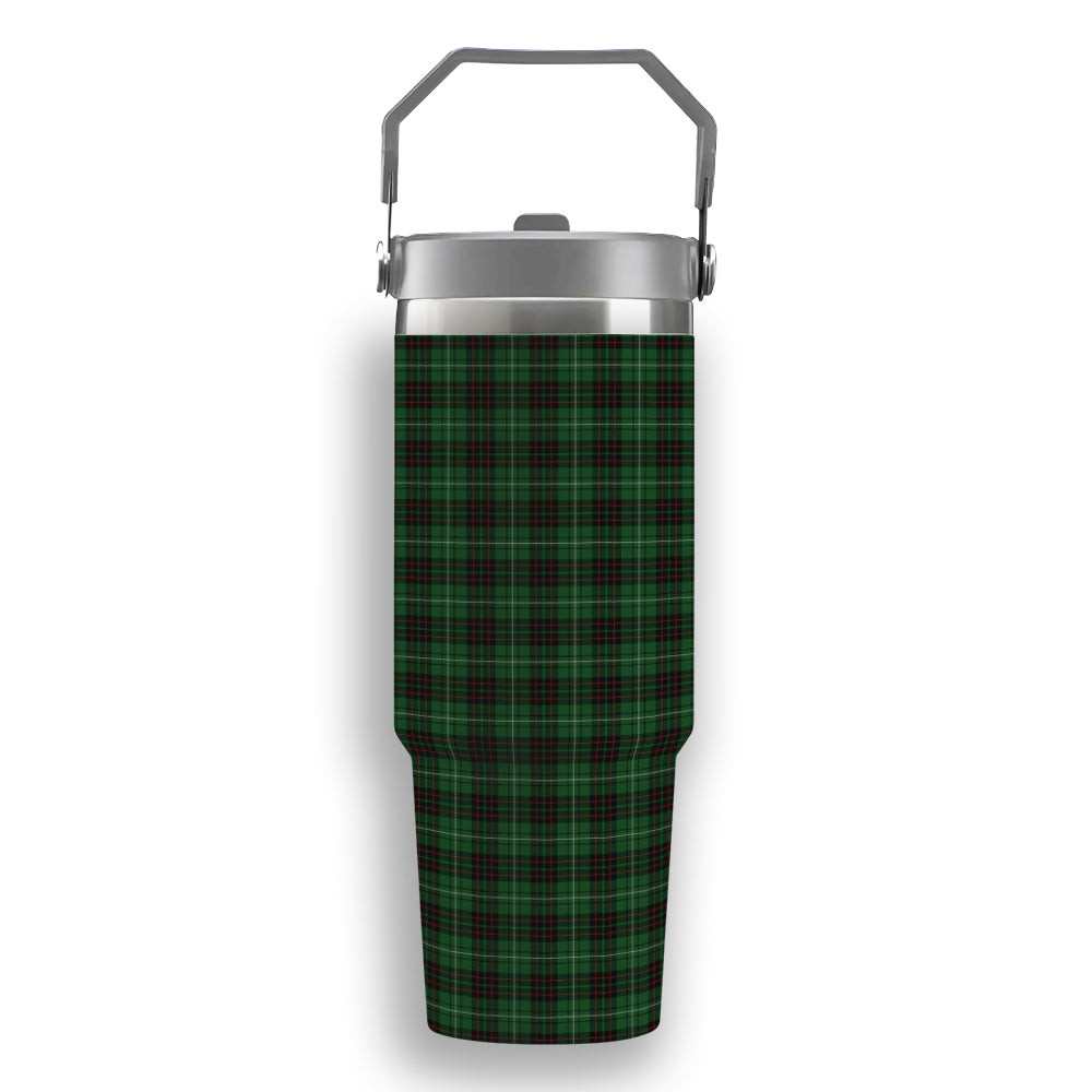 ScotsTee Shop Scottish McAuley of Lewis Tartan Flip Straw Tumbler 20oz 30oz