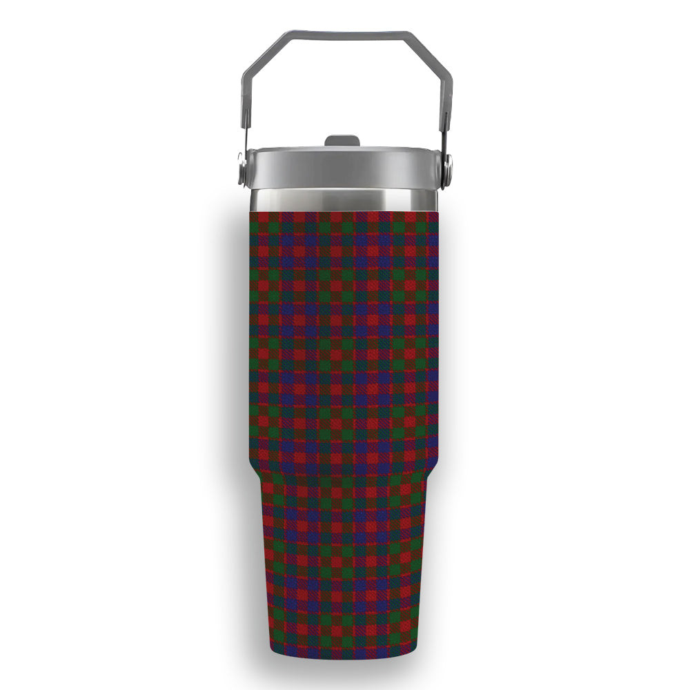 ScotsTee Shop Scottish McGowan Tartan Flip Straw Tumbler 20oz 30oz