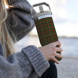 ScotsTee Shop Scottish Goldstraw Tartan Flip Straw Tumbler 20oz 30oz