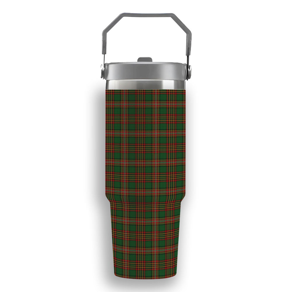 ScotsTee Shop Scottish Goldstraw Tartan Flip Straw Tumbler 20oz 30oz