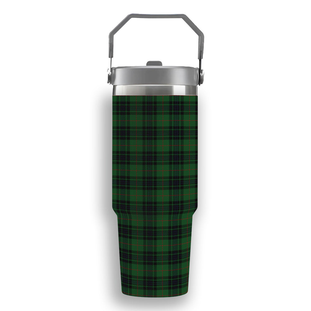 ScotsTee Shop Scottish MacKinross Tartan Flip Straw Tumbler 20oz 30oz