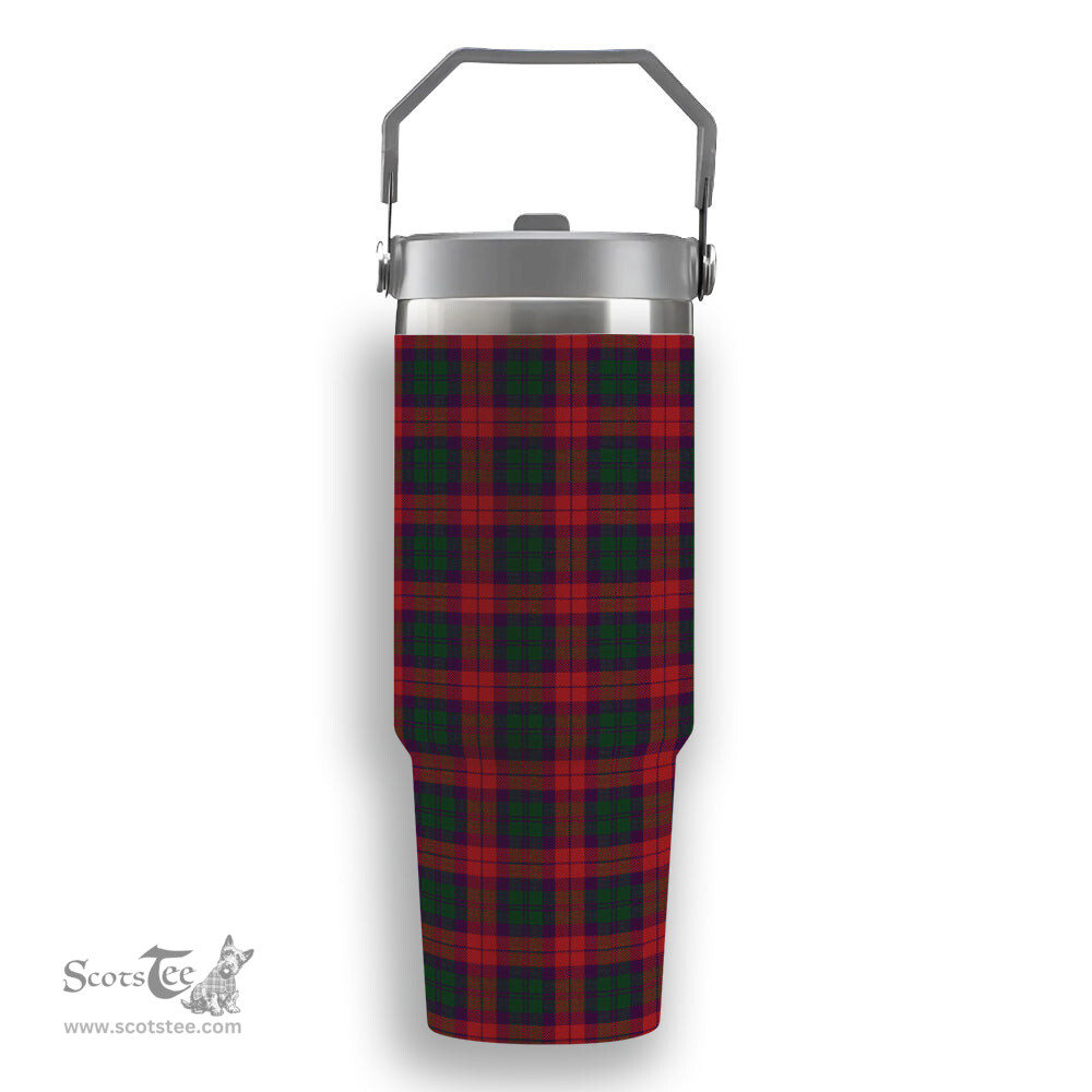 ScotsTee Shop Scottish MacNab 1950 Trade Version Tartan Flip Straw Tumbler 20oz 30oz
