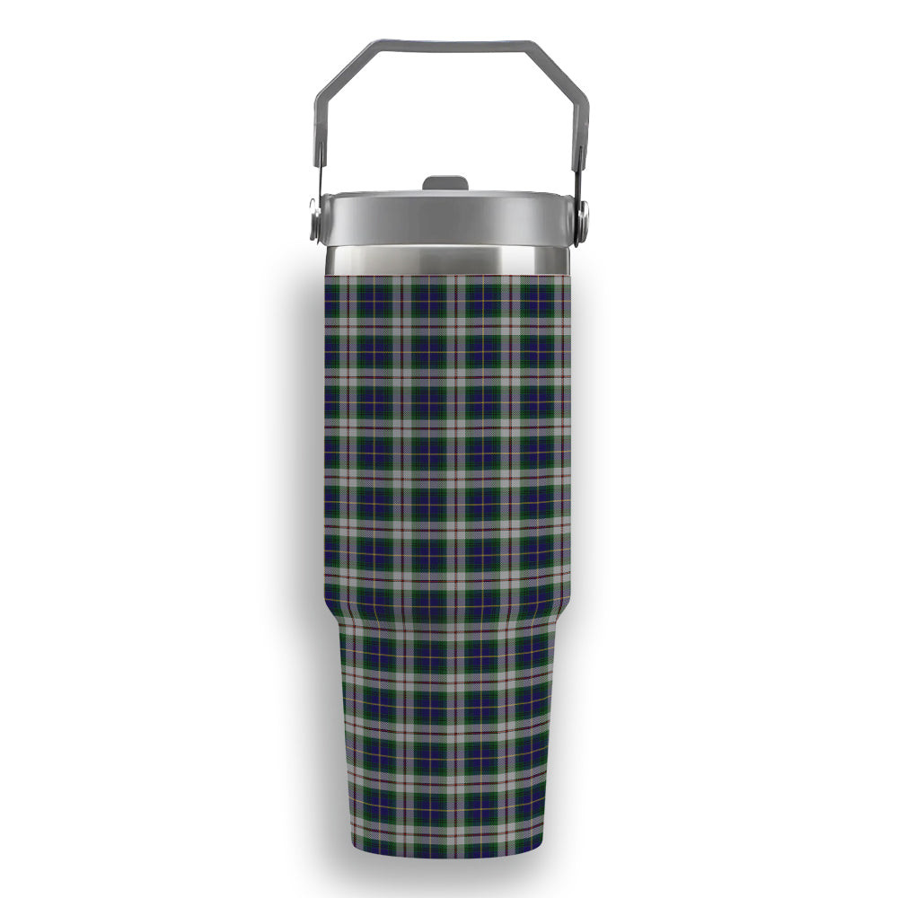 ScotsTee Shop Scottish MacLeod of California Tartan Flip Straw Tumbler 20oz 30oz