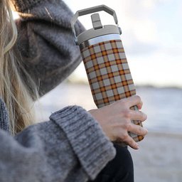 ScotsTee Shop Scottish Young, Christina Tartan Flip Straw Tumbler 20oz 30oz