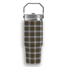ScotsTee Shop Scottish MacKellar Dress Tartan Flip Straw Tumbler 20oz 30oz