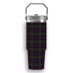 ScotsTee Shop Scottish MacDonald of Clan Ranald Tartan Flip Straw Tumbler 20oz 30oz