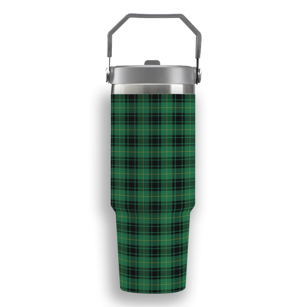 ScotsTee Shop Scottish McArthur Ancient Tartan Flip Straw Tumbler 20oz 30oz