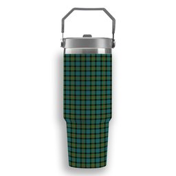 ScotsTee Shop Scottish Gunn  Ancient Clan Tartan Flip Straw Tumbler 20oz 30oz