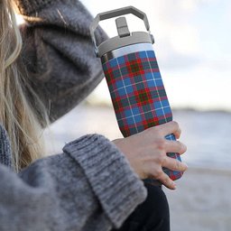 ScotsTee Shop Scottish Sideserf Tartan Flip Straw Tumbler 20oz 30oz