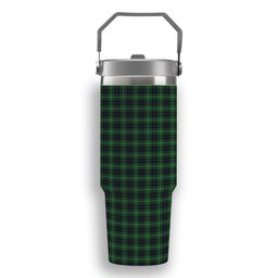 ScotsTee Shop Scottish MacDonald of The Isles Tartan Flip Straw Tumbler 20oz 30oz