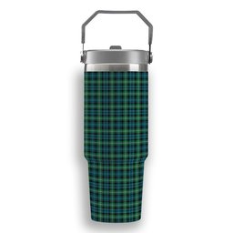 ScotsTee Shop Scottish Lyon Ancient Tartan Flip Straw Tumbler 20oz 30oz