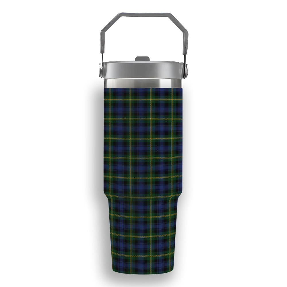 ScotsTee Shop Scottish Gordon 2 Tartan Flip Straw Tumbler 20oz 30oz