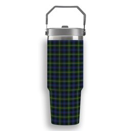 ScotsTee Shop Scottish Gordon 2 Tartan Flip Straw Tumbler 20oz 30oz