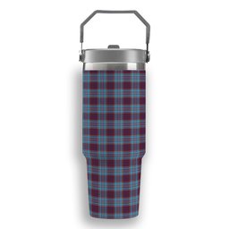 ScotsTee Shop Scottish Royal Canadian Air Force Modern Tartan Flip Straw Tumbler 20oz 30oz