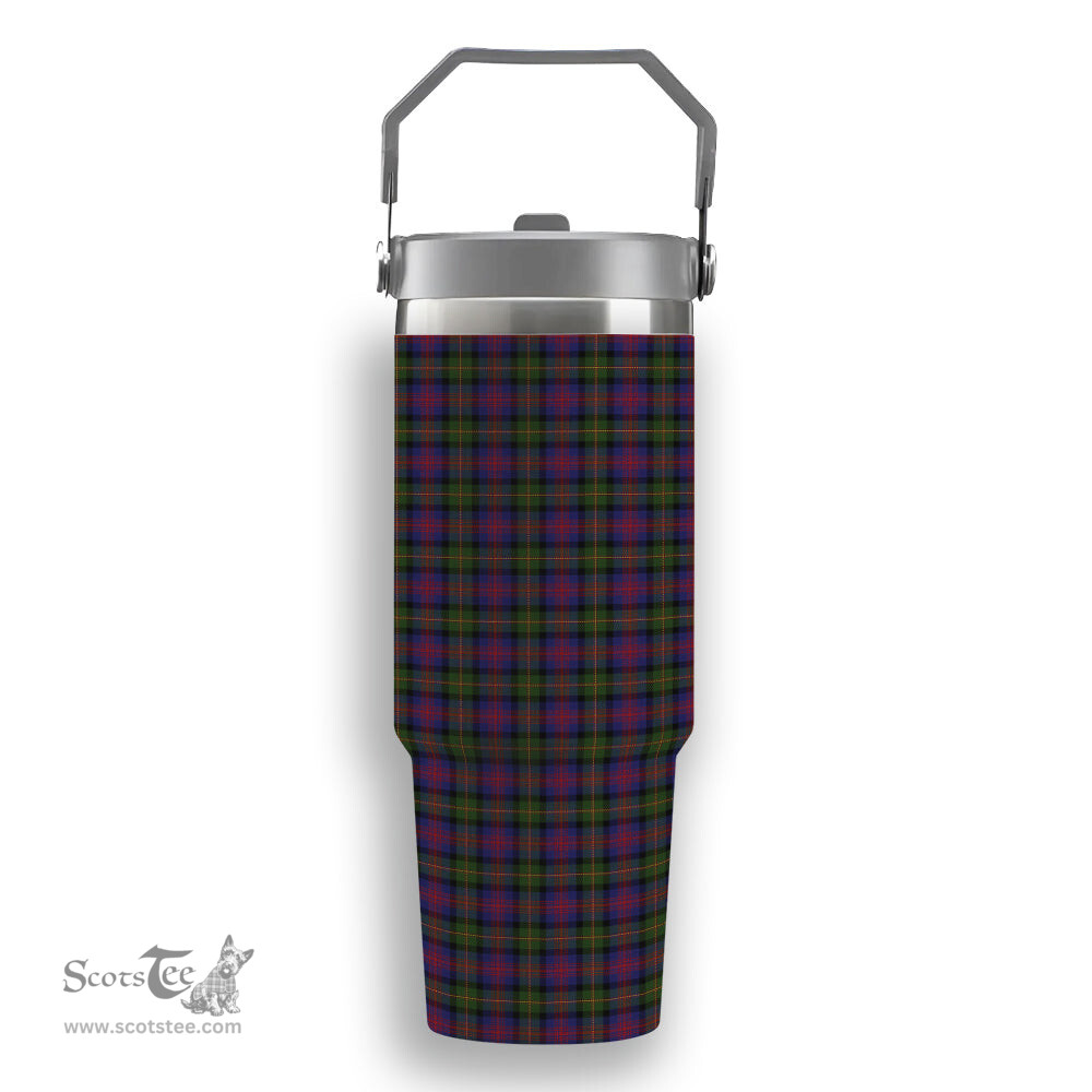 ScotsTee Shop Scottish MacLennan Tartan Flip Straw Tumbler 20oz 30oz