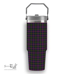 ScotsTee Shop Scottish MacLennan Tartan Flip Straw Tumbler 20oz 30oz
