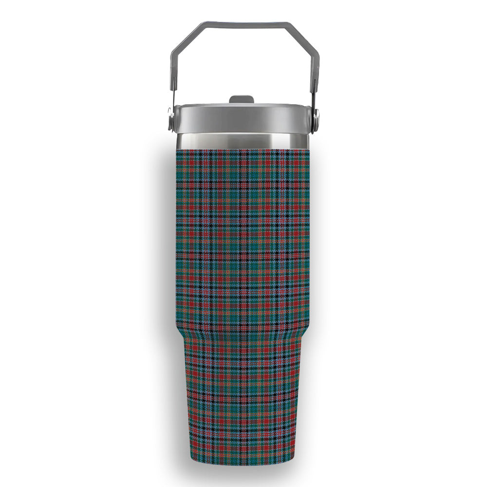 ScotsTee Shop Scottish Hunter Old Modern Tartan Flip Straw Tumbler 20oz 30oz